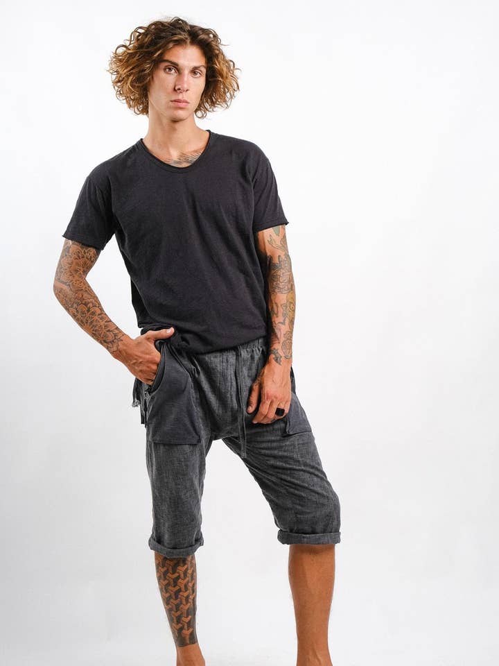 Pantalón corto de algodón Yusho para venta al por mayor de Gingersnap Official Bali