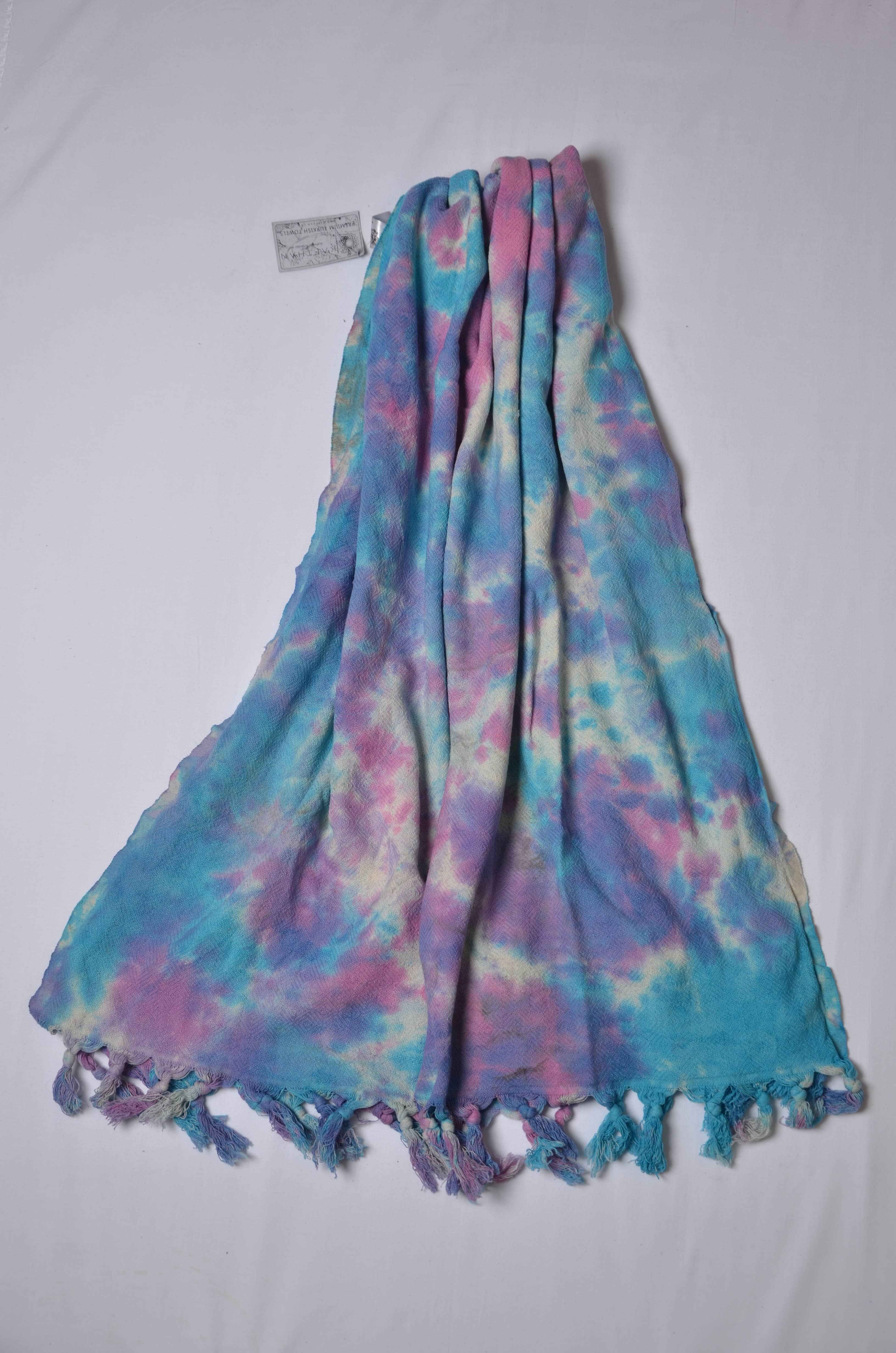 KAFTHAN - Venta al por mayor Toallas de baño - Toalla turca de algodón teñida anudada | Toalla de playa | Regalo de Navidad6