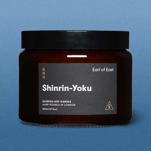 Earl of East - Vendita all'ingrosso Candela in vasetto - Shinrin-Yoku | Candela di cera di soia 500 ml [17,5 oz]1