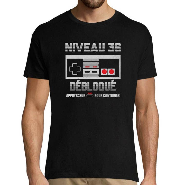 Camiseta para hombre Gamer Birthday 36 Years Anniversary para venta al por mayor de Planetee