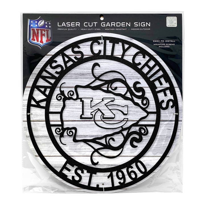 Party Animal, Inc. - Wholesale Sign - Kansas City Chiefs Laser Cut Metal Sign