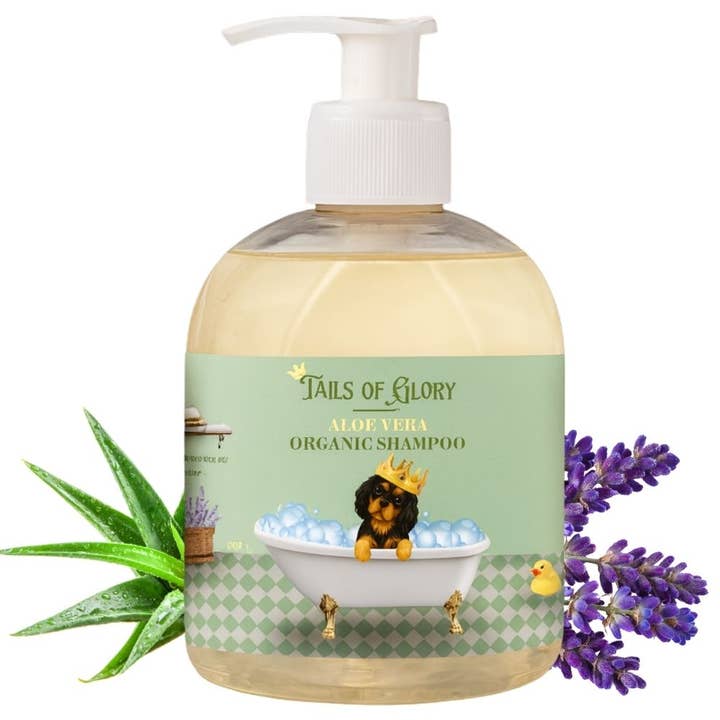 Aloe Vera Organic Dog Shampoo 300ml for wholesale by Tails of Glory