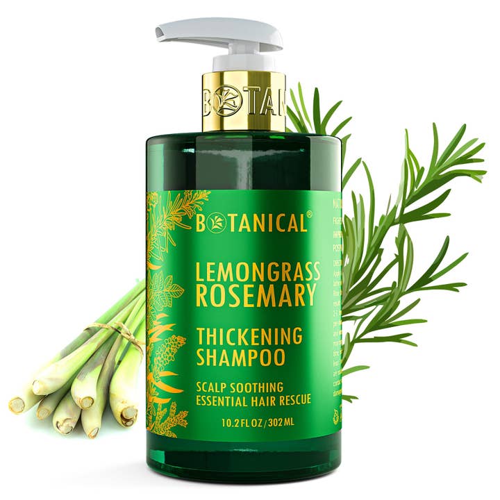 Shampoo For Thinning Hair - Lemongrass & Rosemary - Scalp Soothing for wholesale by Botanical Green Lab