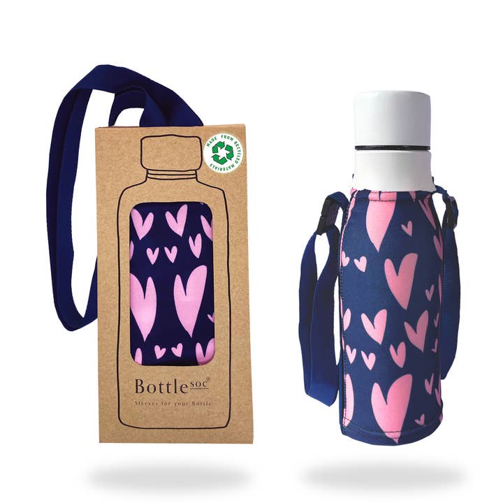 Porte-bouteille Pink Hearts Drinks (copie) pour la vente par Bottlesoc ltd