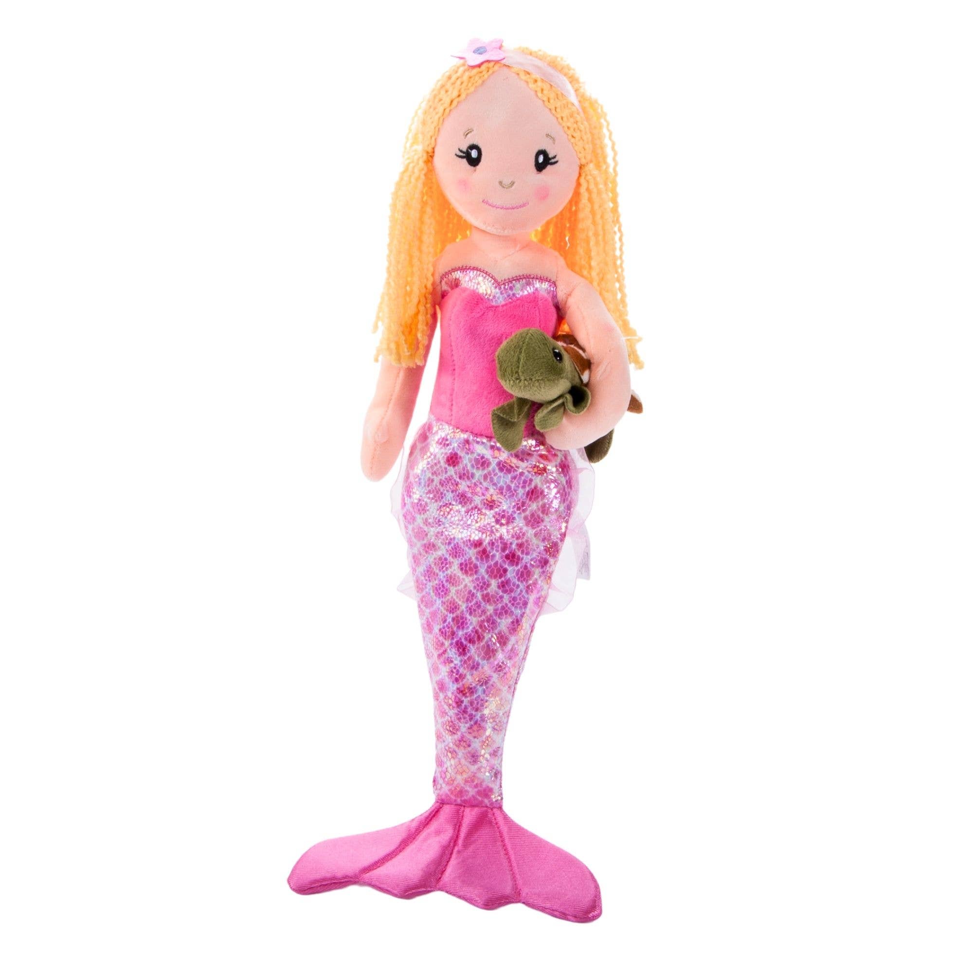The Petting Zoo - Wholesale Doll - Kids - 17" (45cm) Mermaid Doll Asst & Turtle4