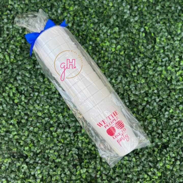Girl Happy - Wholesale Disposable Cup - We The People Styrofoam Cup1