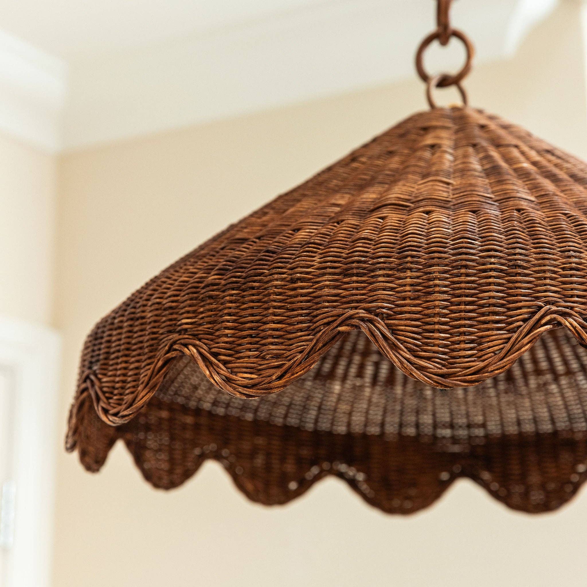Hastshilp - Wholesale Lamp Shade - Lily Rattan Pendant Shade2