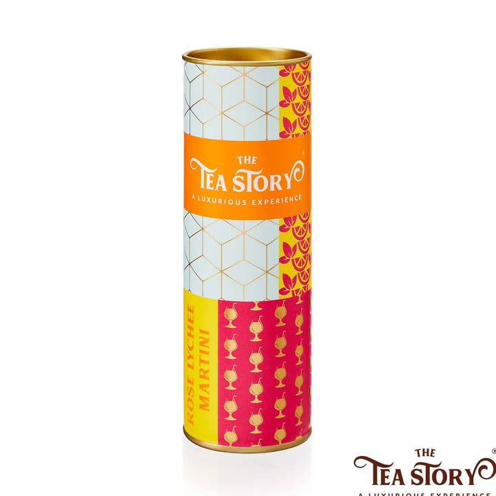 Rose Lychee Martini Tea Tube for wholesale by The Tea Story