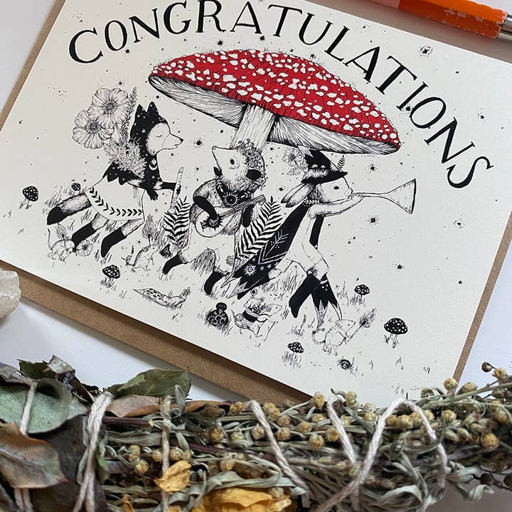 Marika Paz Illustration - Wholesale Congratulations Card - Congratulations Card