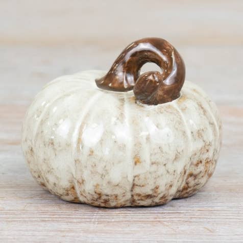 Glaseret Græskarpynt, 8,5 cm for engroshandel hos Gainsborough Giftware x Portland Living