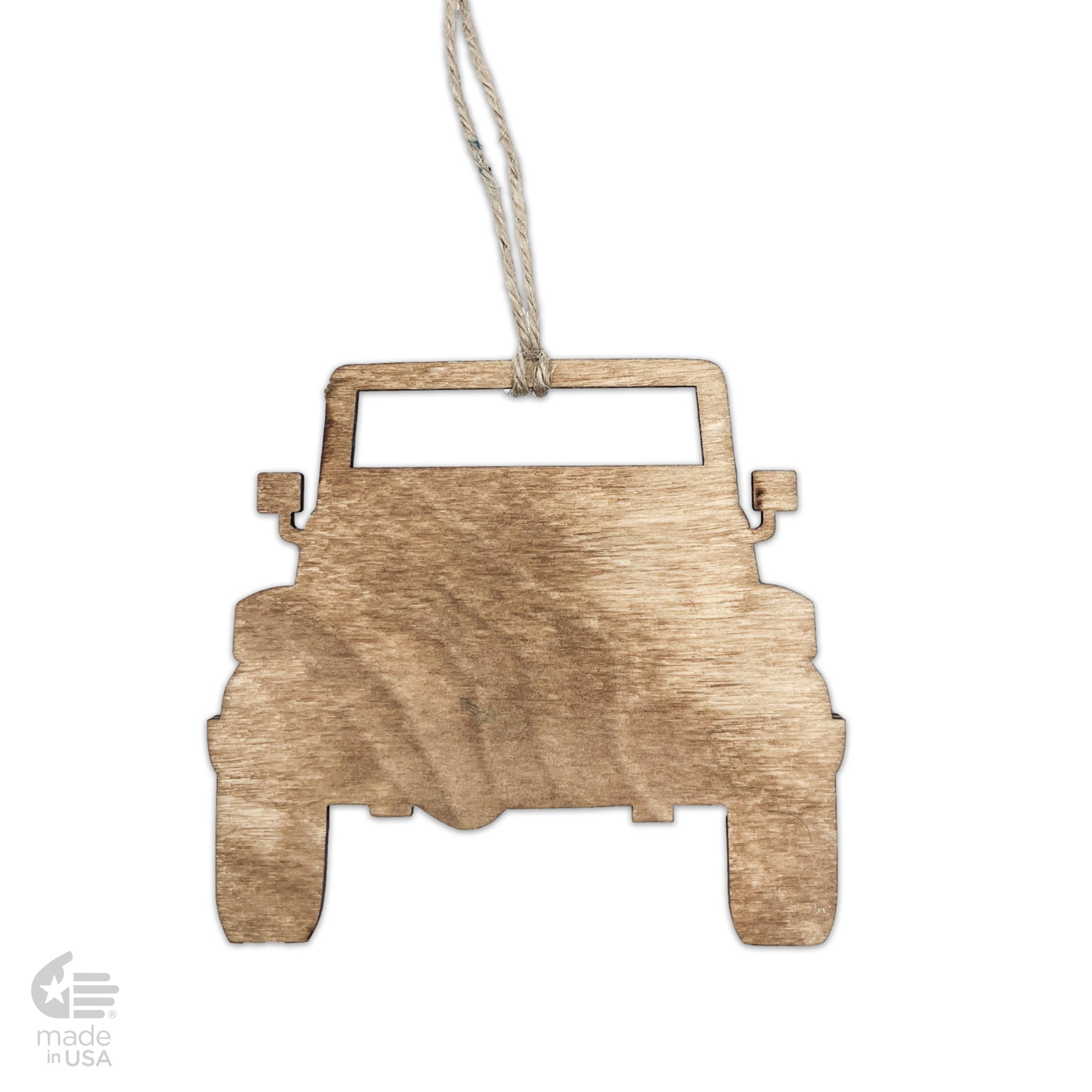 Bloom & Wander – wholesale Ornament – Jeep Ornaments 4x4 Off Road | Holiday Christmas Customizable6