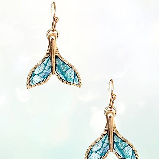 Andrea Bijoux - Wholesale Dangle Earrings - MERMAID TAIL DANGLE EARRING3