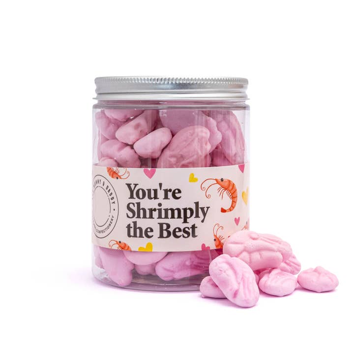 Ask Mummy & Daddy – wholesale Gummy – You're Shrimply The Best! Sweet Jar 1