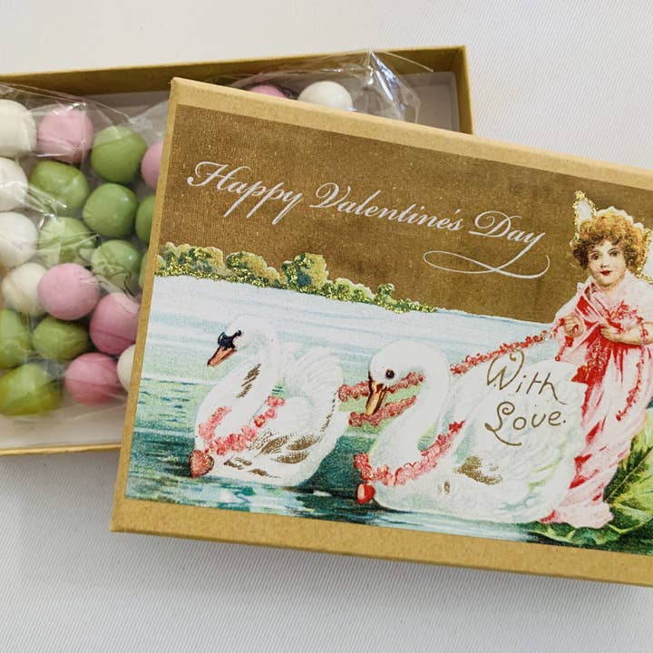 ELLegant Creations, LLC - Wholesale Gift box - Valentine's Day Angel Swan Boat Gift Box2