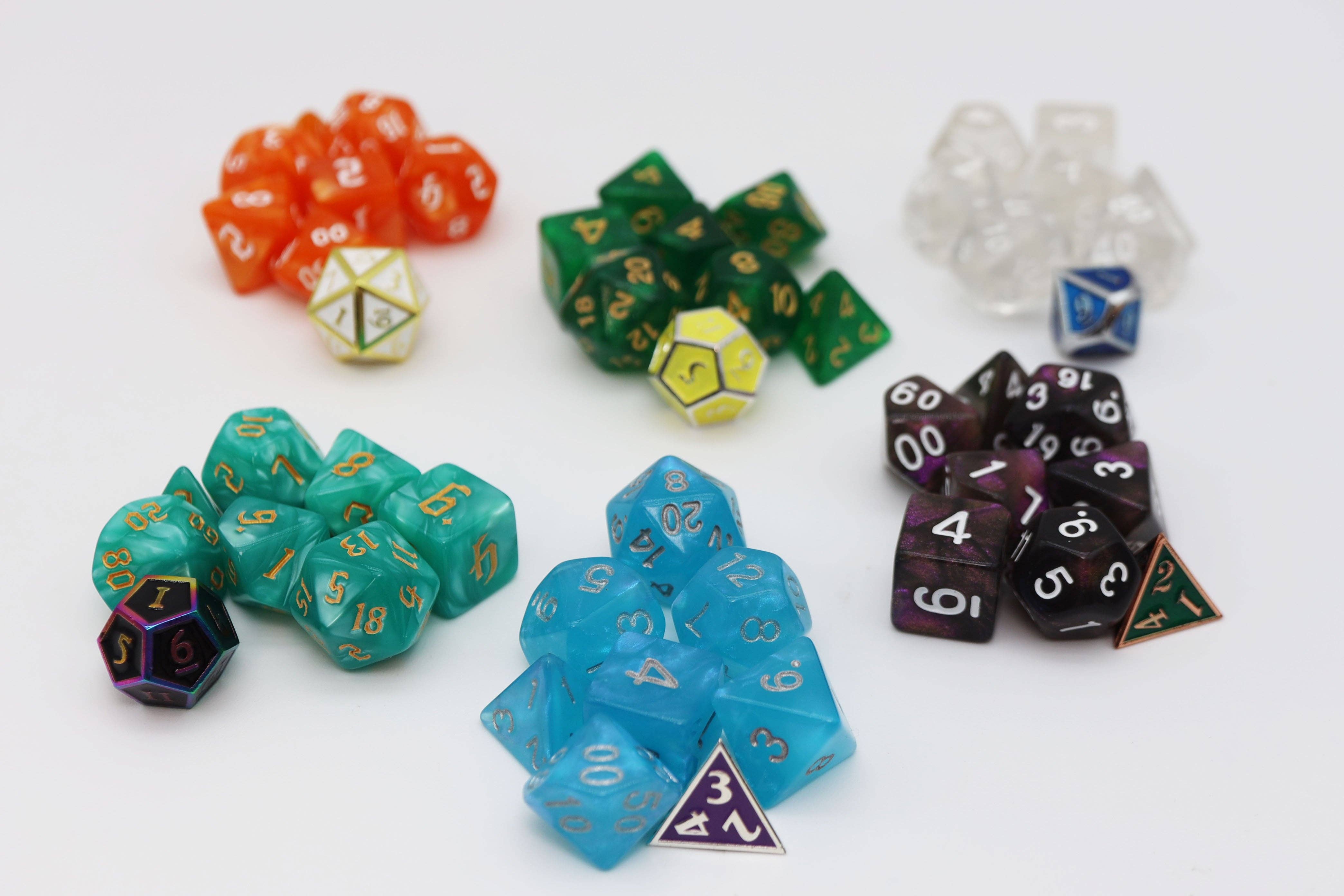 Foam Brain Games - Wholesale Dice - Mystery Loot: Plastic RPG Dice Set & Bonus Metal Die11