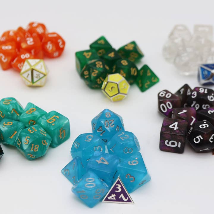 Foam Brain Games - Wholesale Dice - Mystery Loot: Plastic RPG Dice Set & Bonus Metal Die11