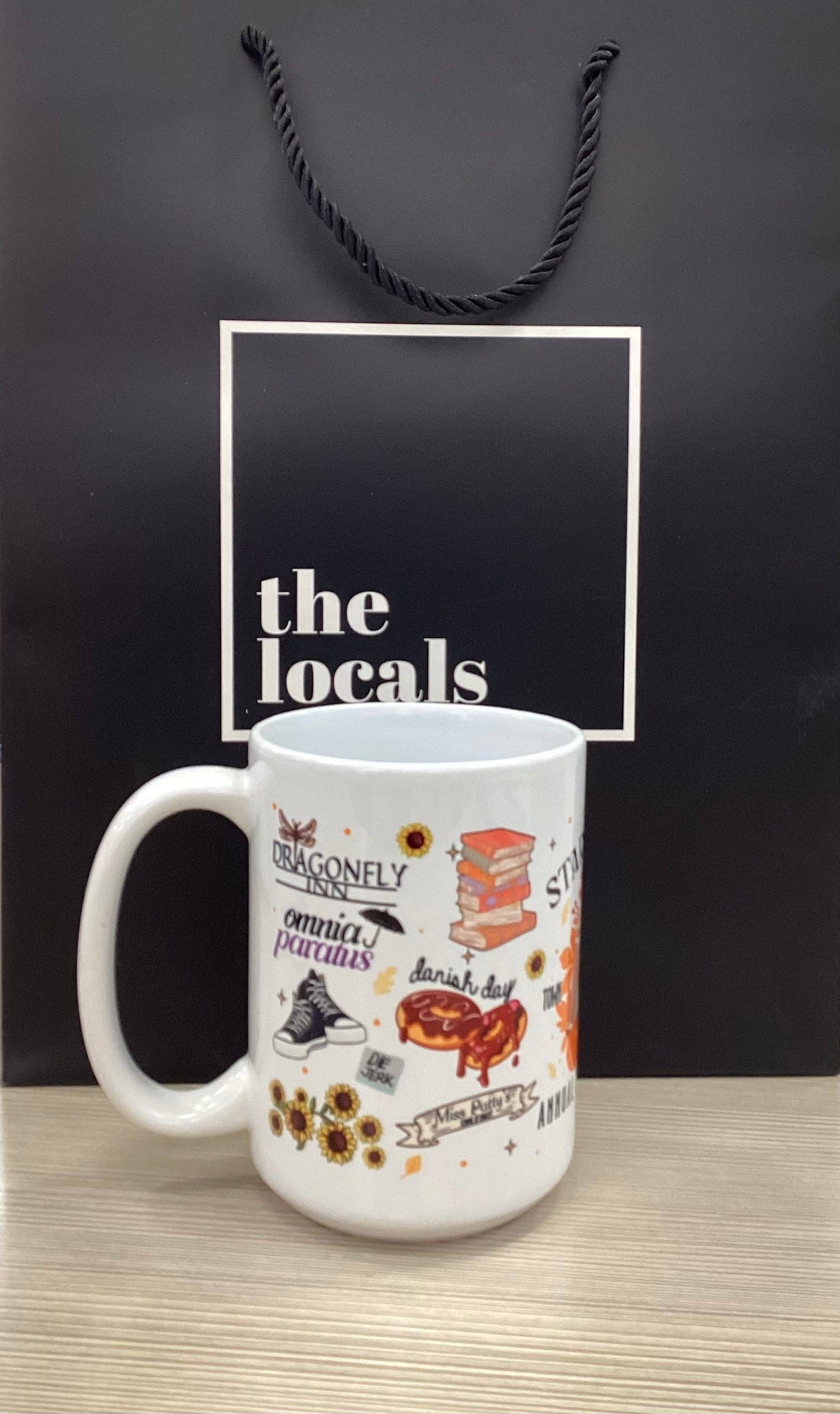 The Locals - Wholesale Coffee mug - Gilmore Girls Gazebo Collage Mug2