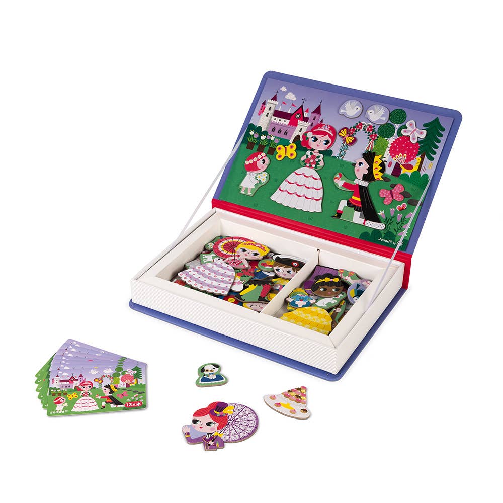 Janod - Wholesale Toy Set - Kids - Magneti'book - Princesses3