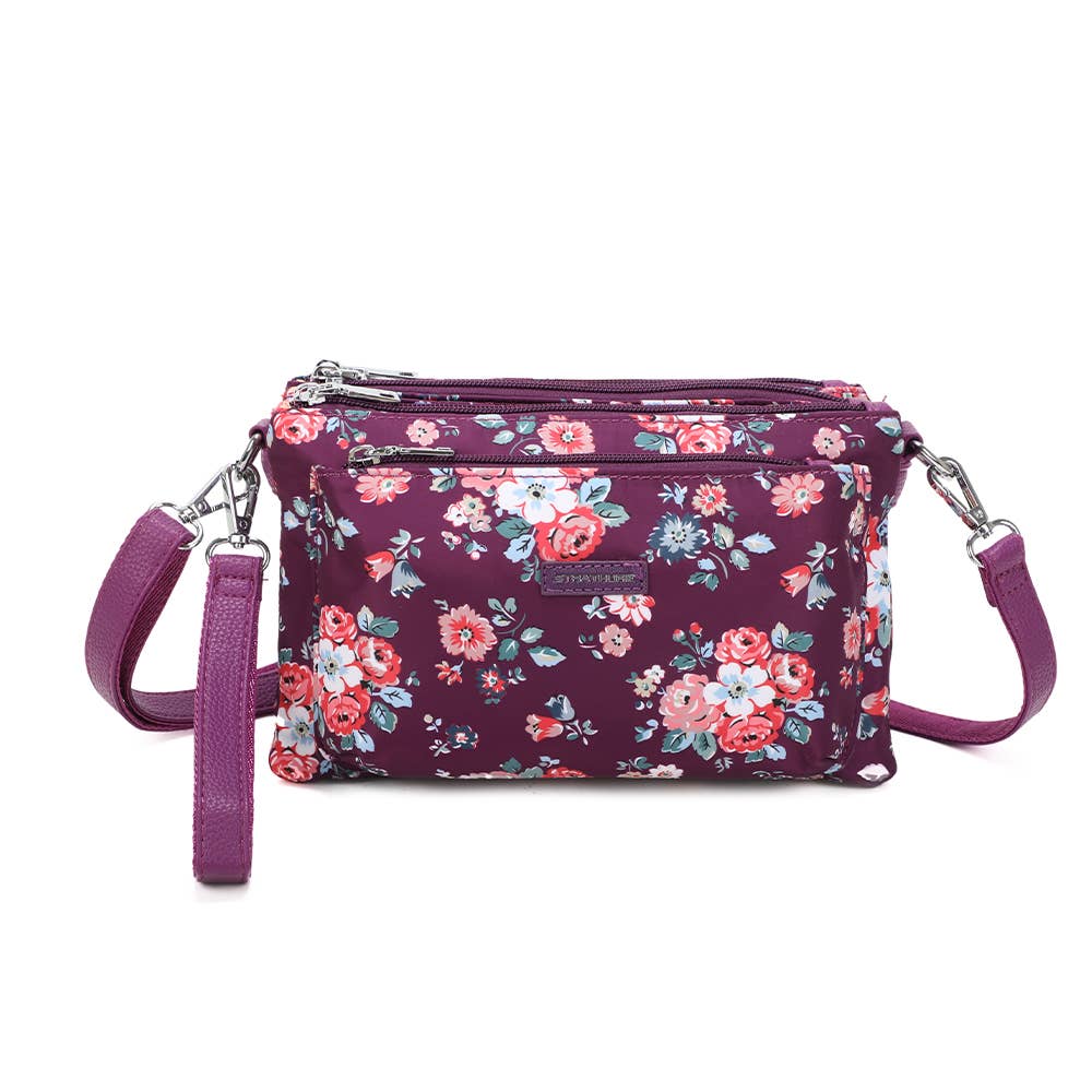 Strathurie – wholesale Crossbody bag – Women's – Strathurie Floral Crossbody Purse Bag White2