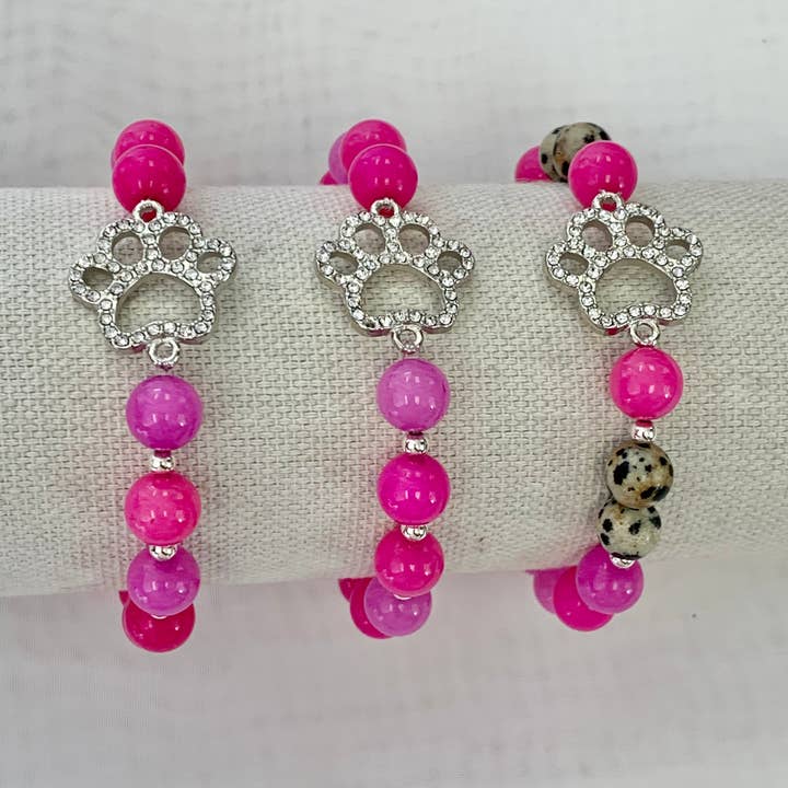 Tiffany J’adore Jewelry – wholesale Pärlarmband – valp Kärlek Tass Print Couture pärlstav Stretch armband6