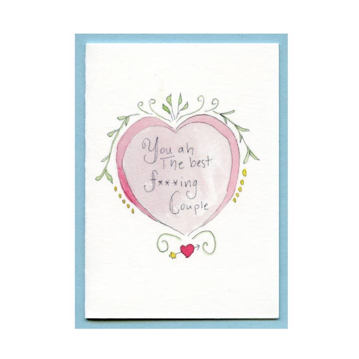 You ah the best F***ing Couple Enclosure Card for wholesale by Zucchini Fish