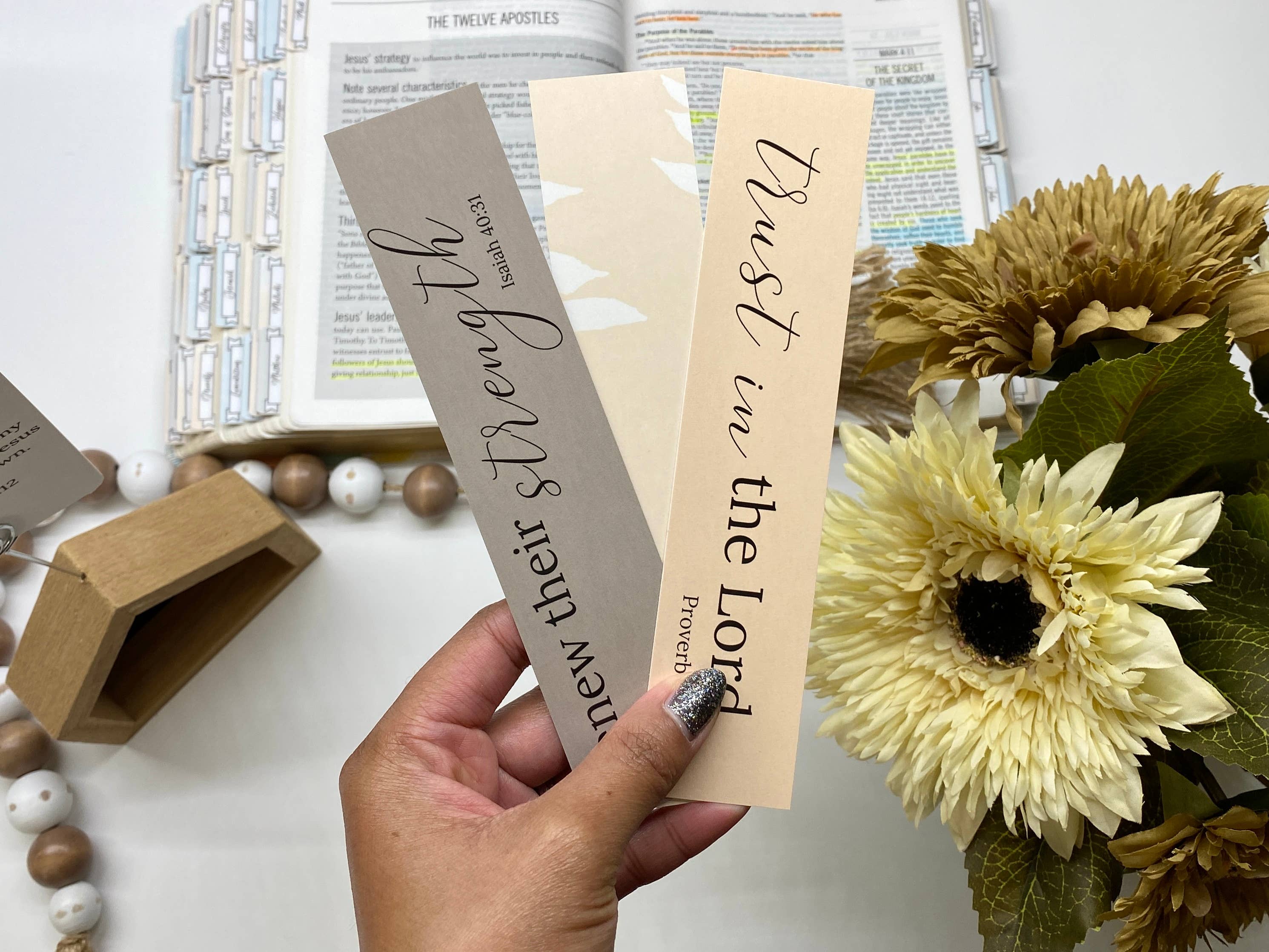 Dear Bold Believer - Wholesale Bookmark - Bookmark Encouraging Scriptures1