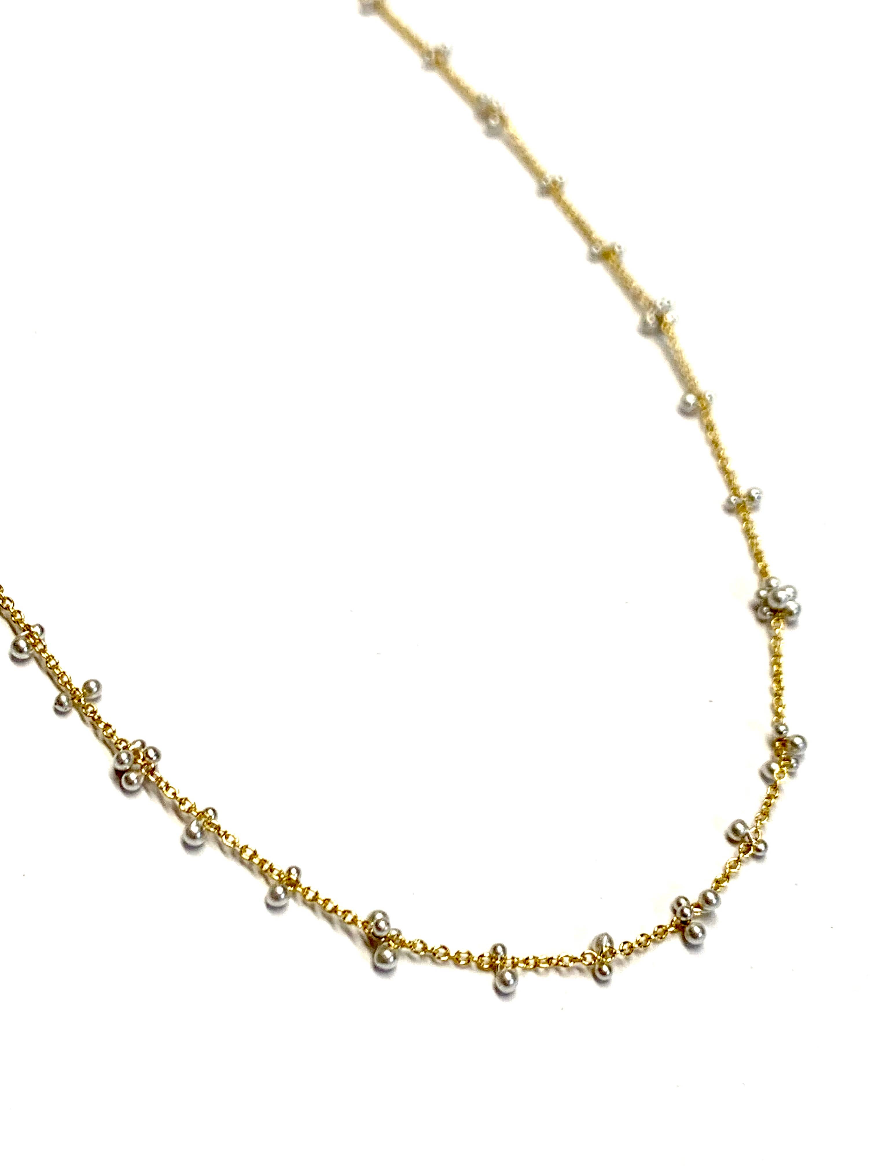 YedOmi Jewelry - Wholesale Link & Chain Necklace - Scattered Caviar Necklace6