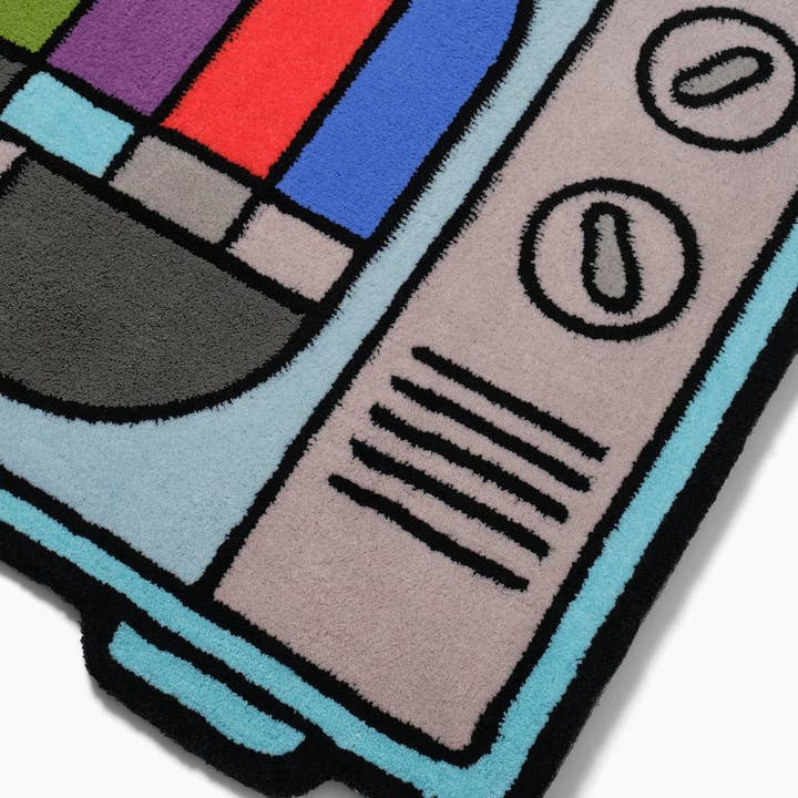 Threadheads - Wholesale Area rug - Test Pattern TV Rug3