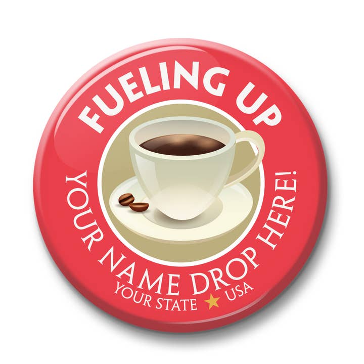 Channel Craft - Wholesale Lapel Pin/Button - See Saw Badge - Full Custom Badge0