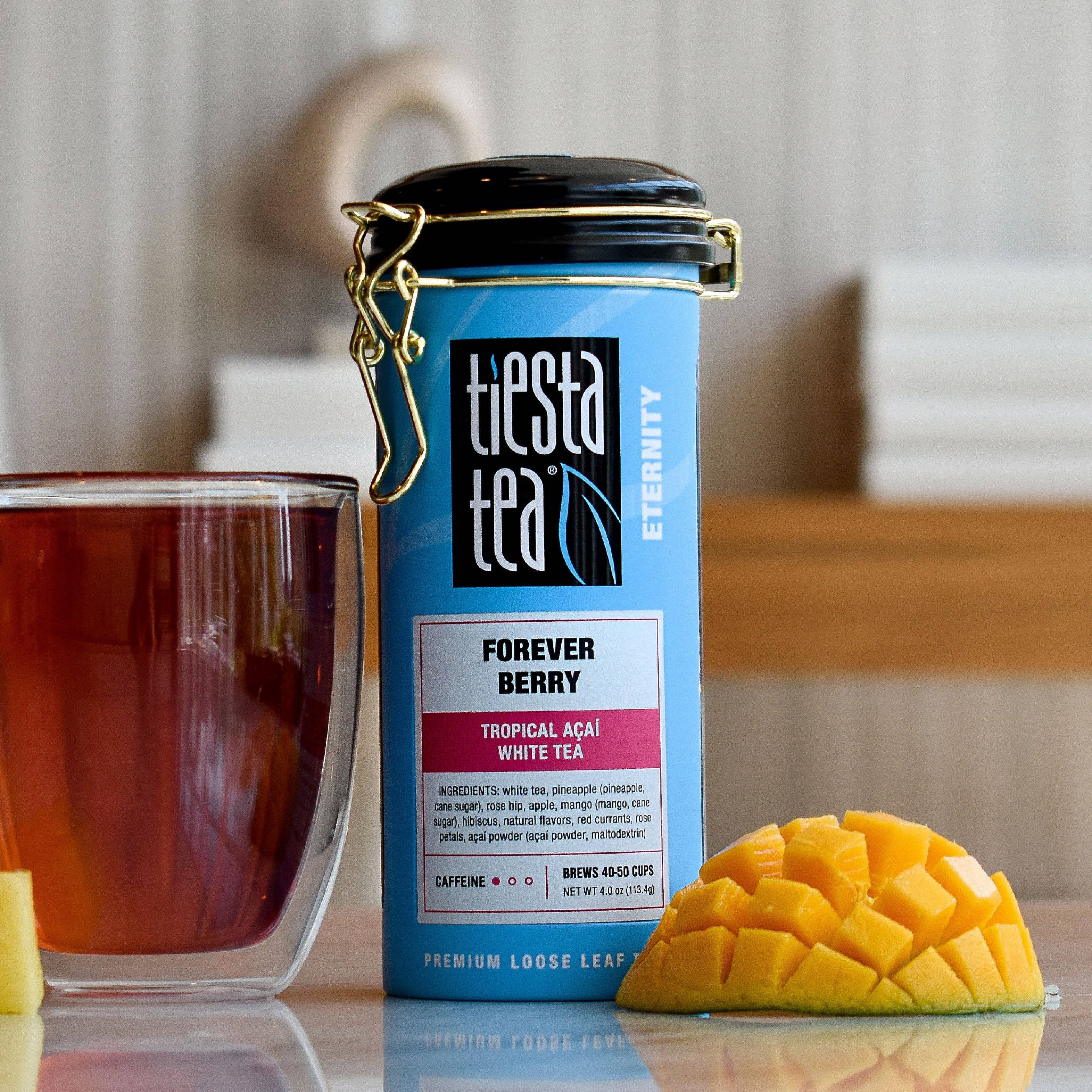 Tiesta Tea Company (loose leaf teas & accessories) - Vente Thé en vrac - Forever Berry - Thé Blanc Tropical Açaï23