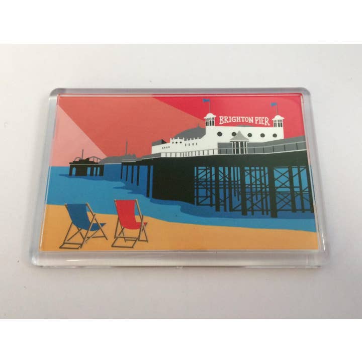Rebecca Pymar - Wholesale Magnet - Brighton Pier Fridge Magnet