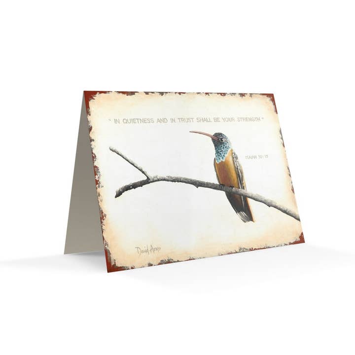 “In Quietness & Trust” Notecards for wholesale by David Arms