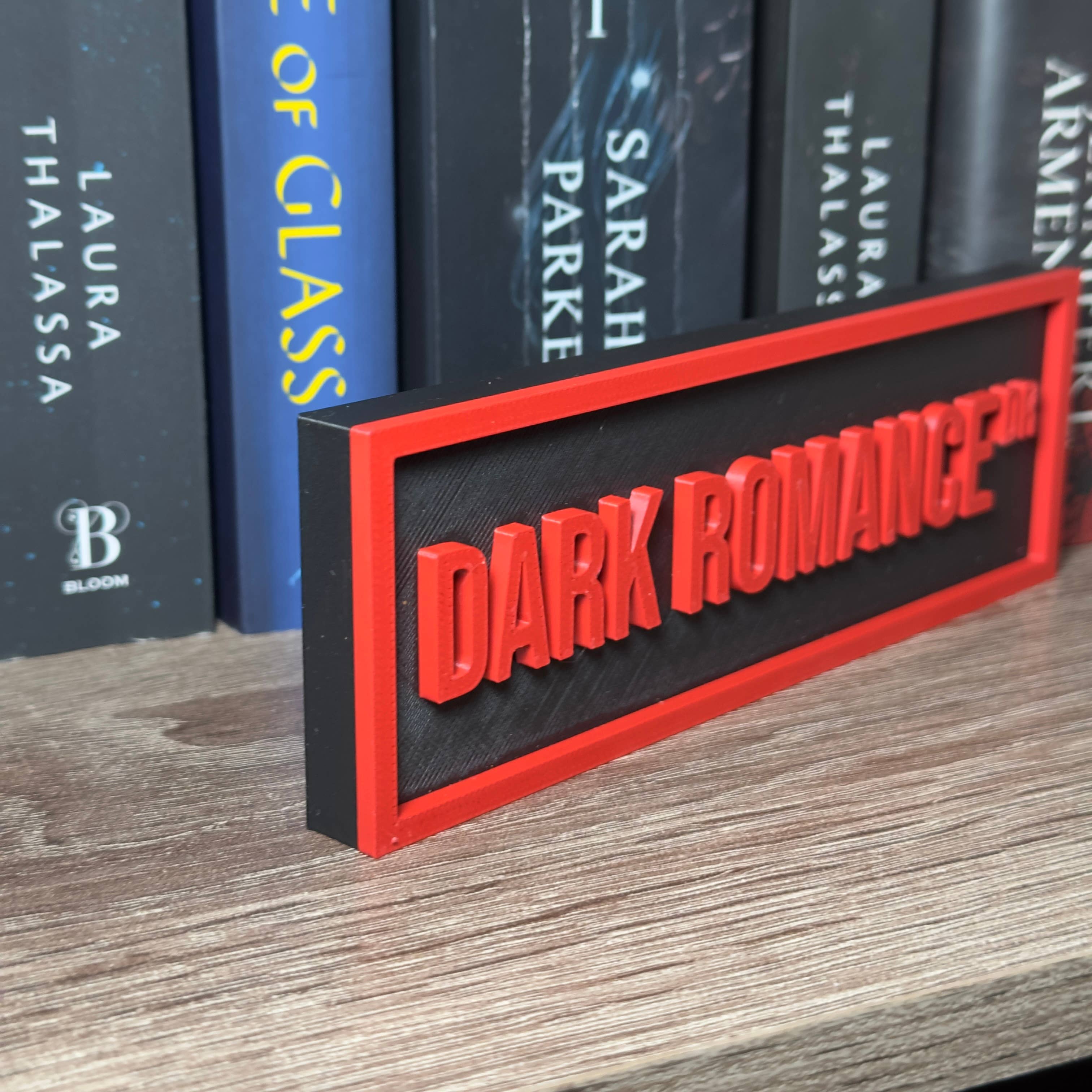 The Crafted Nook - Wholesale Sign - Dark Romance Street Sign | Bookshelf Decor2