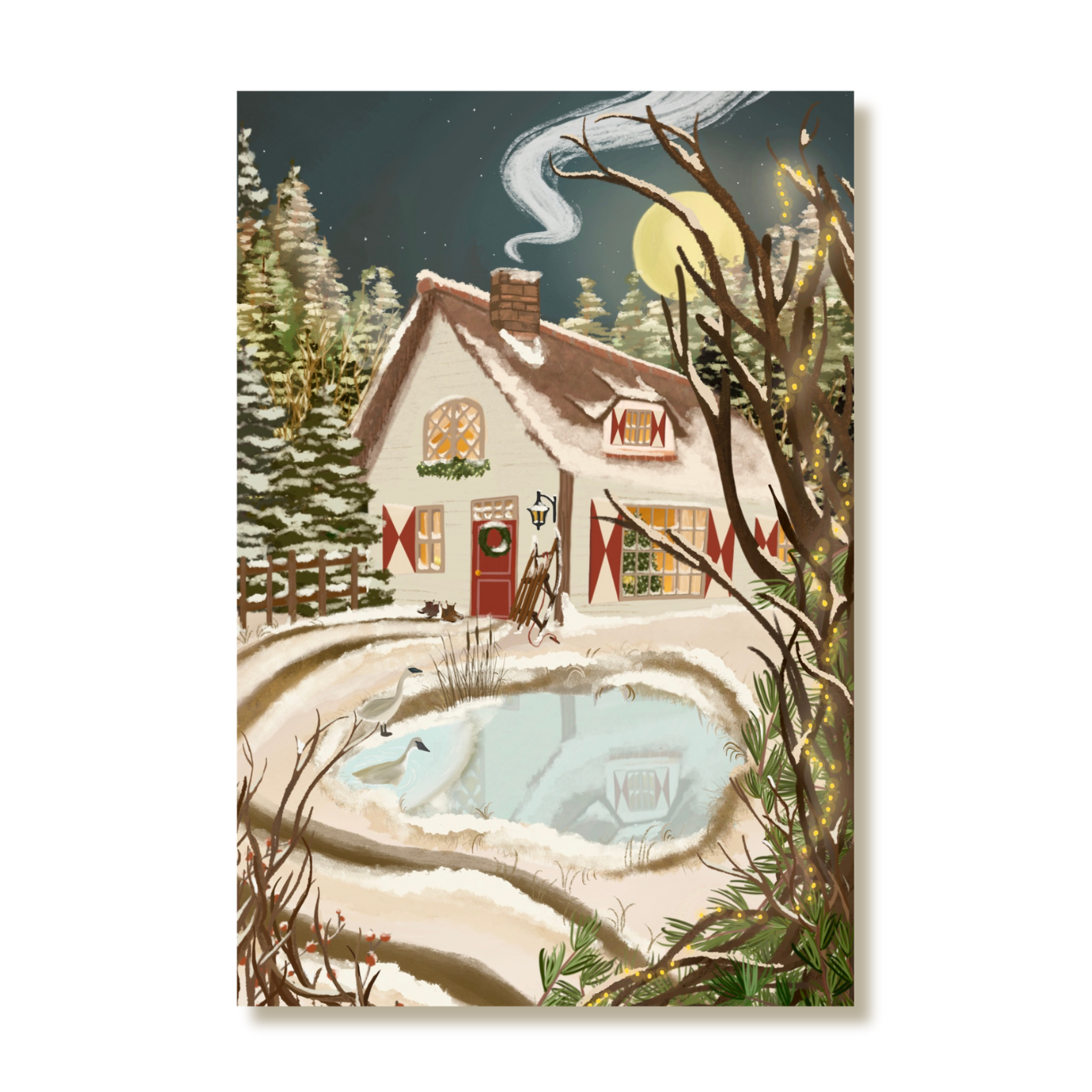 Nicolet Boon - Wholesale Postcard Set - Set Of 5 A6 Christmas Postcards3