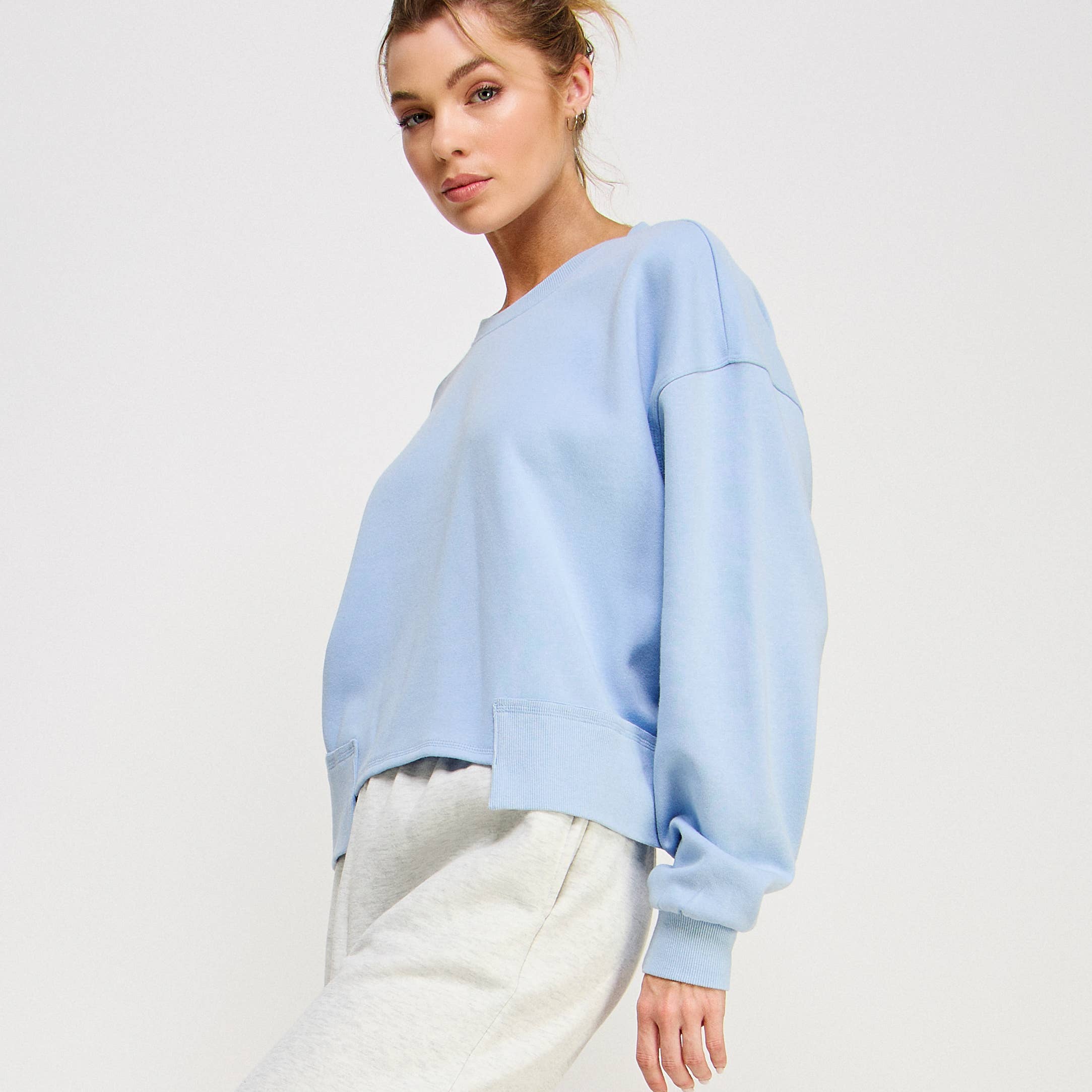 BABY BLUE CAMDEN SWEATSHIRT-FZ0011 for wholesale on Faire3