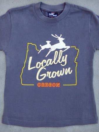 Locally Grown Oregon Youth Boy T-shirt for wholesale by 24-7 Daddyhood