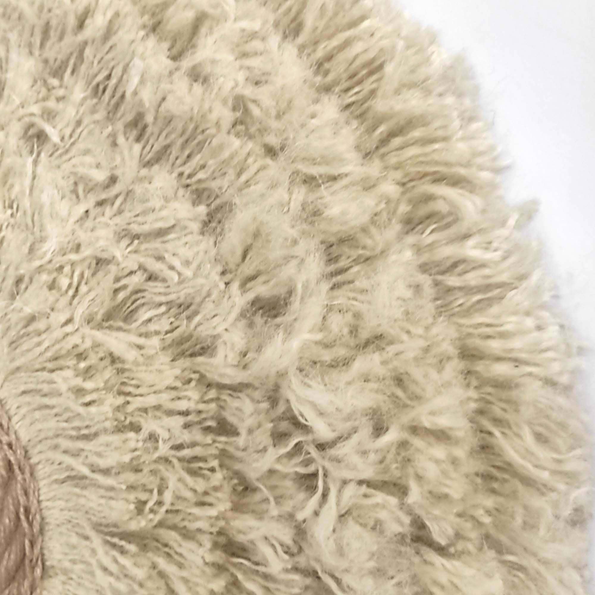 JuteExtravaganza - Wholesale Wall Accent - Large Ivory White Juju Hat Wall Hanging Decor 80cm9