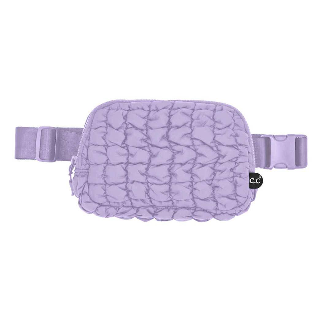 Fashion City – wholesale Belt bag – Women’s – Quilted Puffer Fanny Pack Belt Bag2