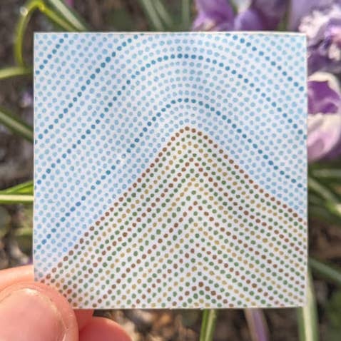 Mountain Sticker for engroshandel hos Matthew Goetzka ~ The Patient Artist