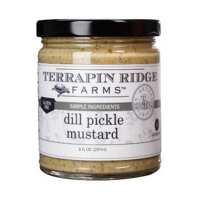 Dill Pickle Mustard for wholesale by Terrapin Ridge Farms