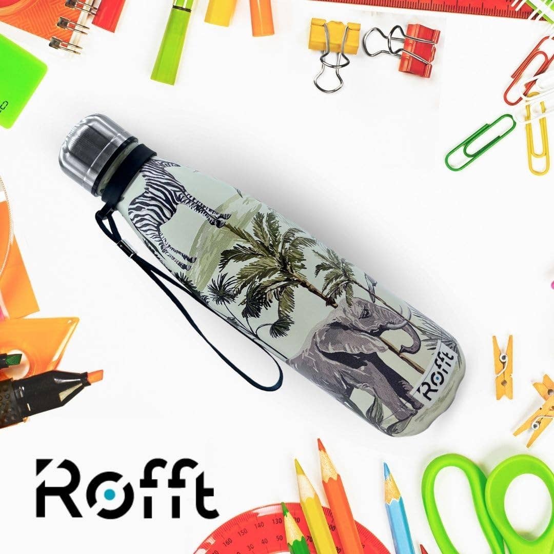 ROFFT USA LLC - Wholesale Water Bottle - 20 oz Insulated Water Bottle - Leak Proof, Stainless Steel, Thermo Bottle for Hot and Cold Drinks, Double Wall Insulation, Portable Water Flask for Travel, Outdoor14