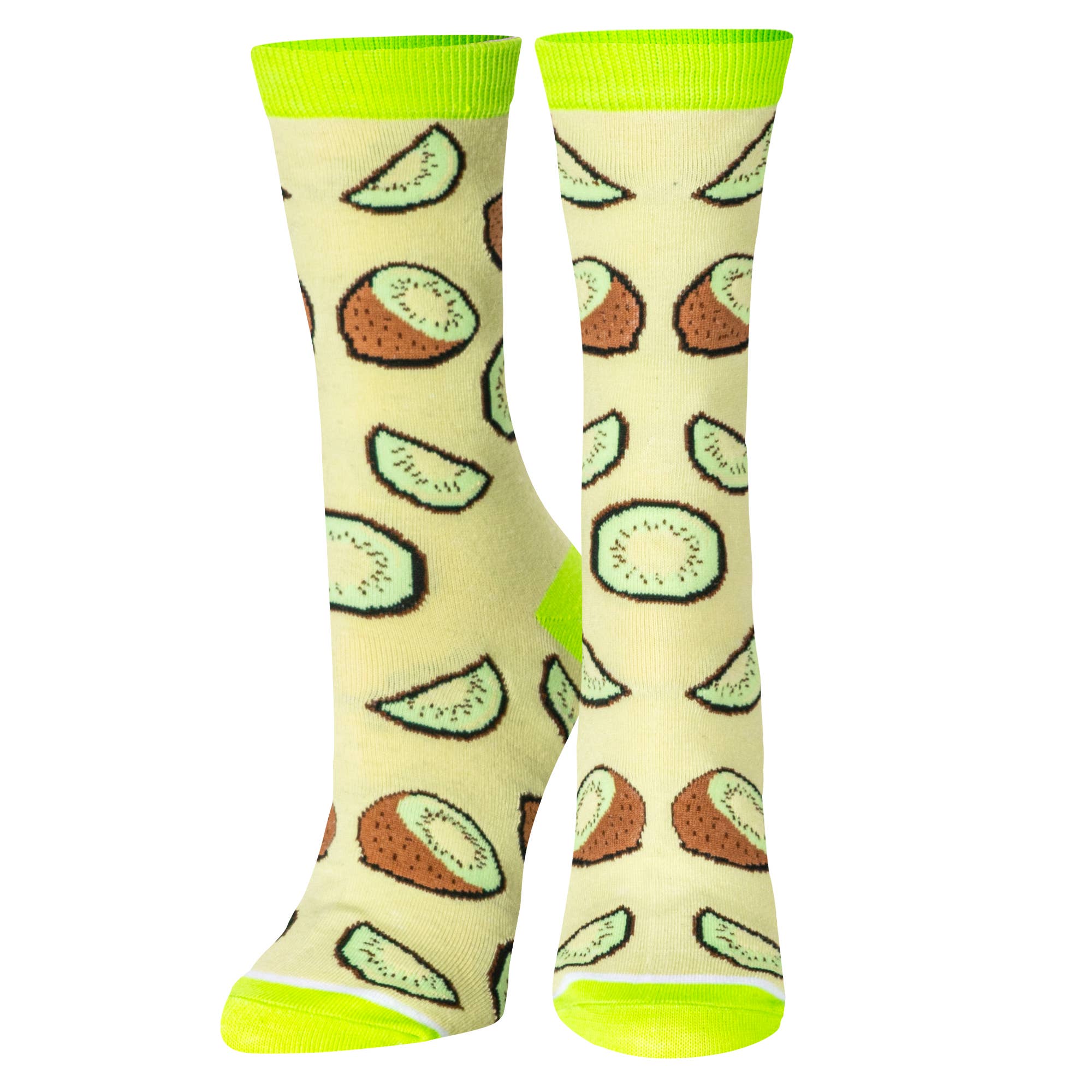 Crazy Socks - Wholesale Socks - Women's - Kiwi- Womens Crew Folded1