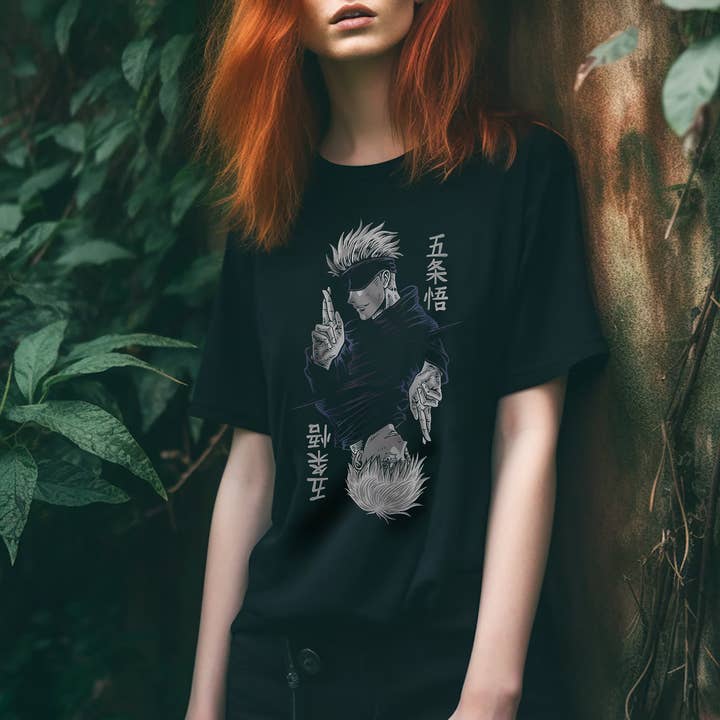 TheKingShirt - Wholesale T-Shirt (Graphic) - Unisex - Gojo Satoru Jujutsu Kaisen Badass Anime Shirt0