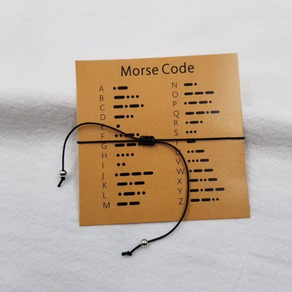 ENA Jewelry - Wholesale Charm/Dangle Bracelet - Thankful Morse Code Bracelet - Thanksgiving Day1