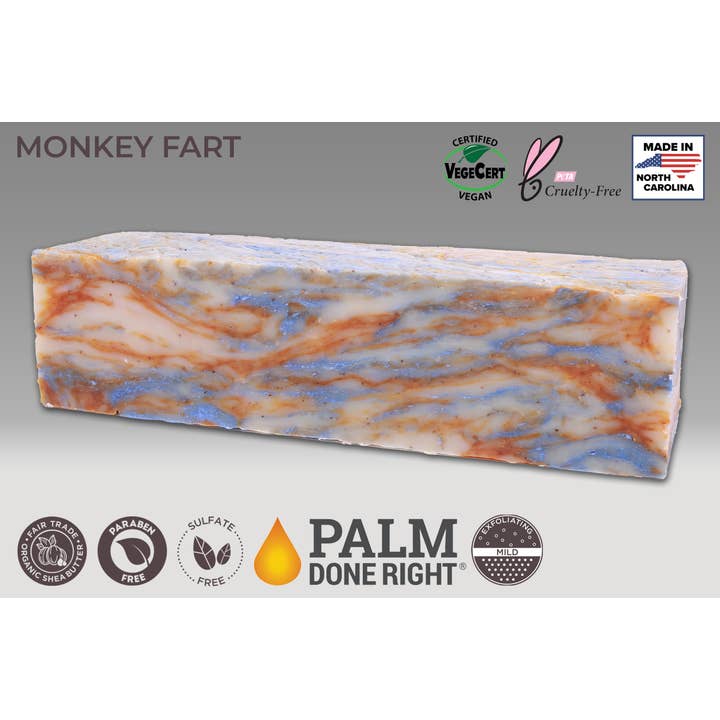Adams Handmade Soap - Wholesale Bar Soap - Monkey Farts Soap1