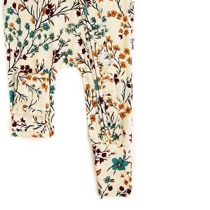 Gigi and Max - Wholesale Jumpsuit - Baby - Maren Floral RUFFLE ZIP5