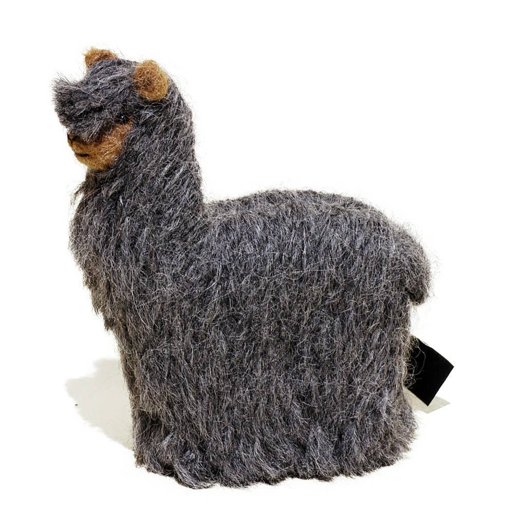 Lanart Alpaca - Wholesale Decorative Figurine - Cria Suri 5.5” - Artisan Hand-Felted Alpaca Sculpture0