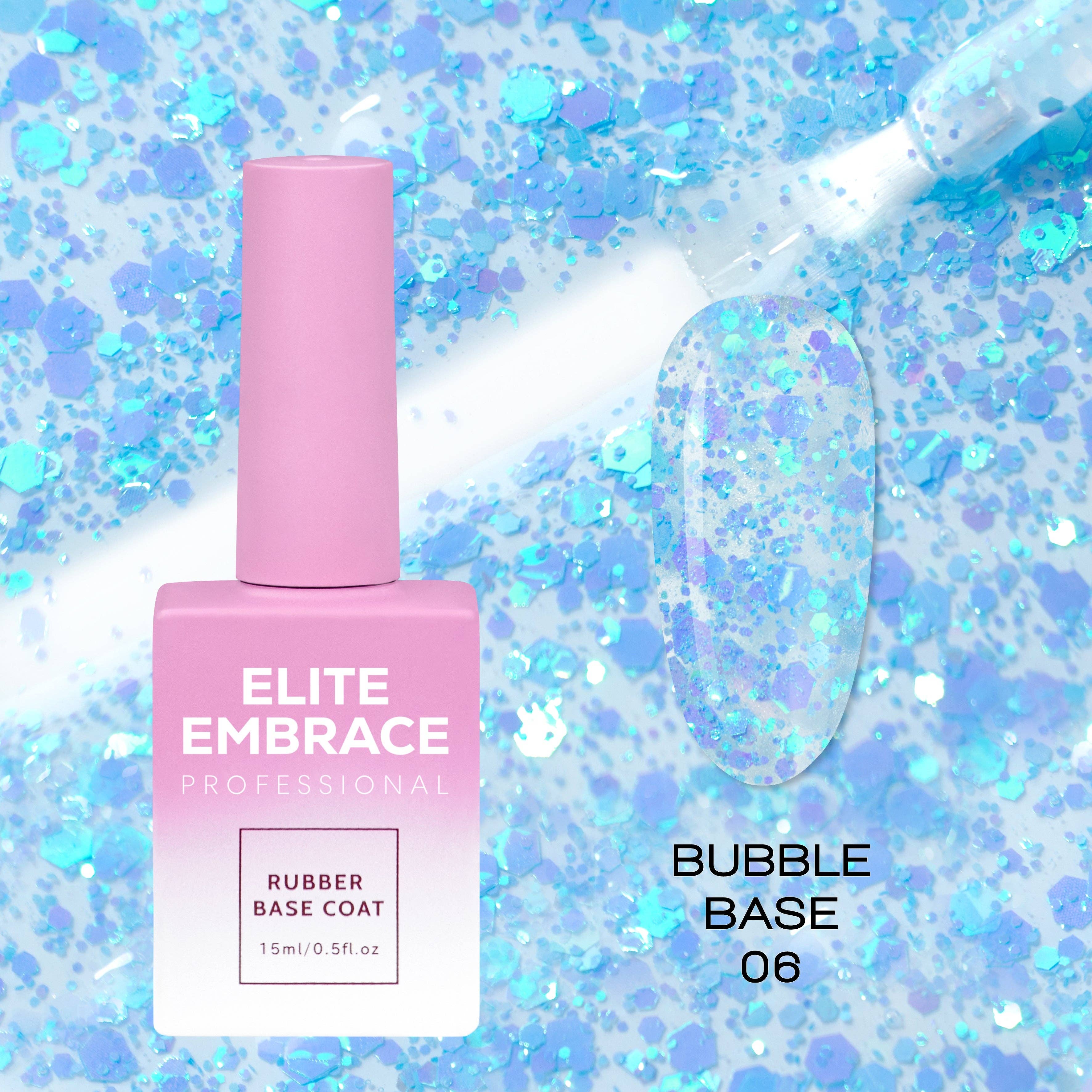VIAI Beauty - Venta al por mayor Esmaltes de uñas - ELITE EMBRACE Base de Burbujas Profesional 06 15ml EBB06150