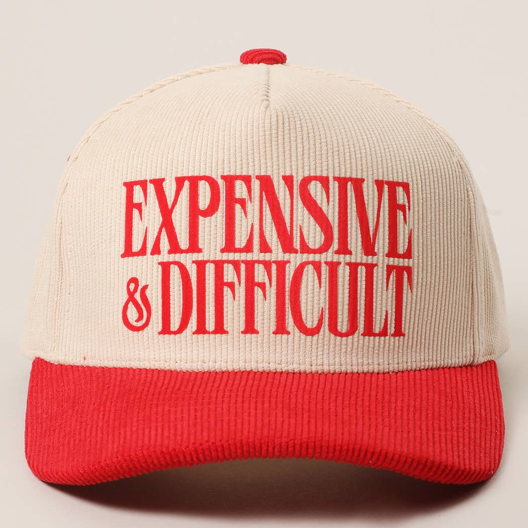 Fashion City - Wholesale Trucker Hat - Unisex - EXPENSIVE & DIFFICULT Corduroy Trucker Hat7