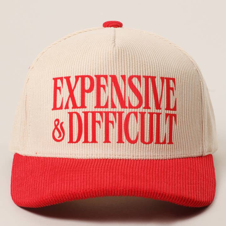 Fashion City - Wholesale Trucker Hat - Unisex - EXPENSIVE & DIFFICULT Corduroy Trucker Hat7